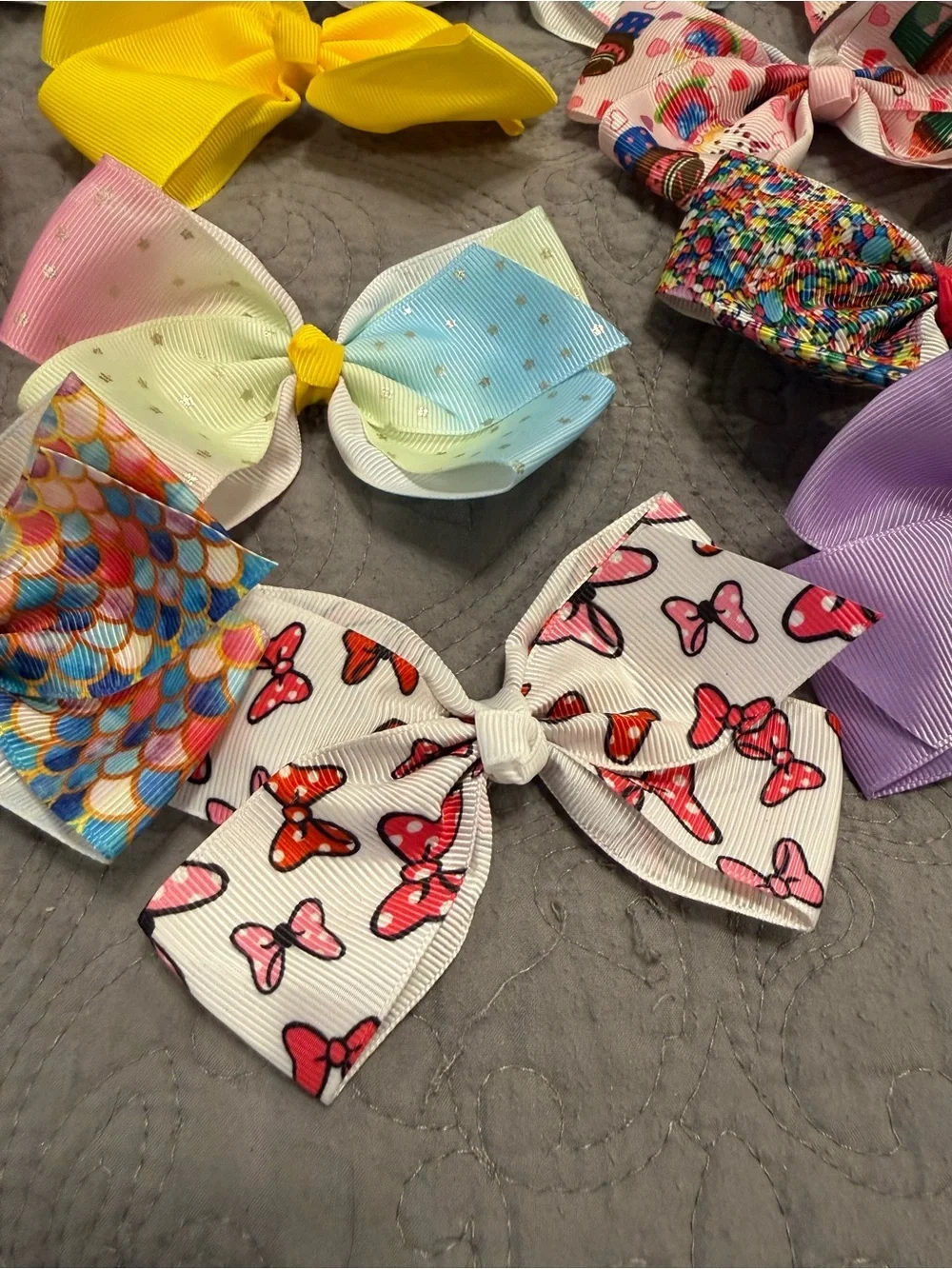 Assorted Kids Hair Bows Pack - Multicolor
